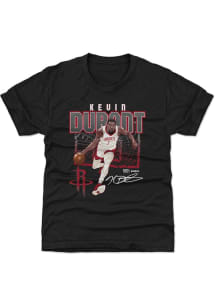 Kevin Durant Houston Rockets Youth Black Shattered Player Tee