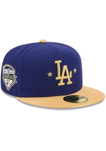 New Era Los Angeles Dodgers Mens Blue 2026 Gold Collection 59FIFTY Fitted Hat