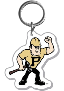Purdue Boilermakers Acrylic Mascot Keychain - Black