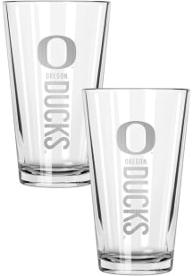 Oregon Ducks Pinnacle 2 Pack 16oz Pint Glass - Clear