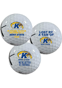 Kent State Golden Flashes Fun Sayings Golf Balls