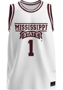 ProSphere Mississippi State Bulldogs White Ribbon Jersey