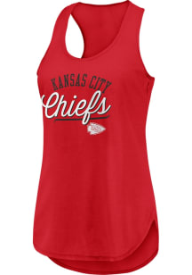 Kansas City Chiefs Womens Red Arch Tank Top