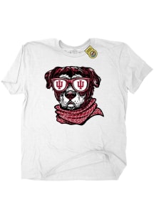Indiana Hoosiers White Hound Short Sleeve T Shirt