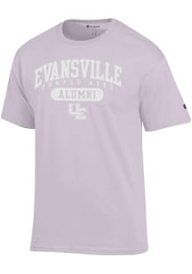 Champion Evansville Purple Aces Lavender Alumni Short Sleeve T Shirt