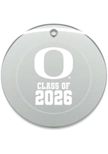 Oregon Ducks Class of 2026 Round Ornament - White