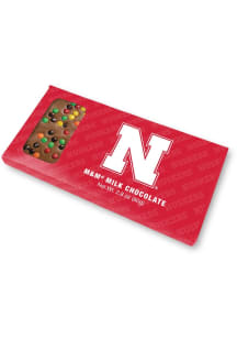 Nebraska Cornhuskers Window Milk Chocolate w/ M&M's Candy