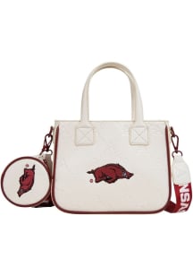 Arkansas Razorbacks Embossed Stitch Pattern Womens Purse