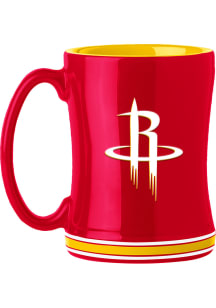 Houston Rockets Relief Ceramic Mug - Red