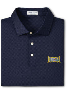Peter Millar Drexel Dragons Mens Navy Blue Peter Millar Short Sleeve Fashion Polo