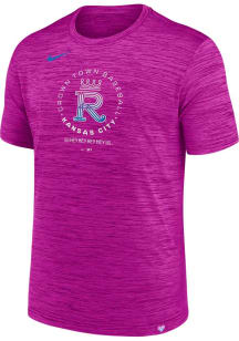 Nike Kansas City Royals Purple Fanwear City Connect Velocity Short Sleeve T Shirt