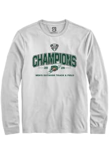 Summit Sportswear Ohio Bobcats White MAC 2026 Men's Outdoor Track & Field Champions Long Sleeve T..
