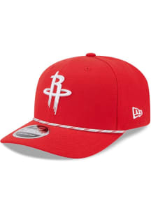 New Era Houston Rockets Multi Rope Stretch 9SEVENTY Adjustable Hat - Red