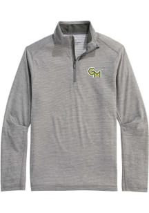 Vineyard Vines George Mason University Mens Anthracite Sankaty Long Sleeve Qtr Zip Pullover
