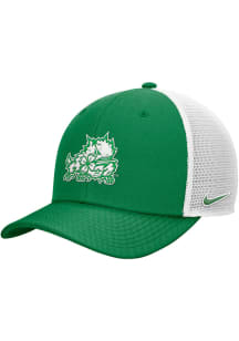Nike TCU Horned Frogs Rise Trucker Adjustable Hat - Kelly Green
