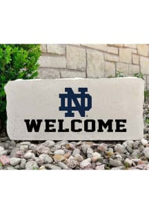 Notre Dame Fighting Irish 17x7 Inch Welcome Rock - Blue