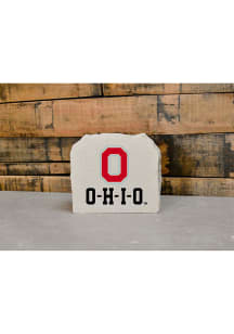 Ohio State Buckeyes 6x5 Inch OHIO Rock - Red
