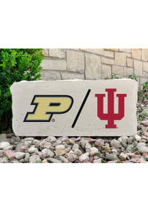 Purdue Boilermakers 17x7 Inch House Divided Rock - Black