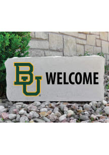 Baylor Bears Logo Welcome 17x7 Rock - Grey
