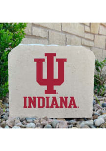 Indiana Hoosiers Logo Indiana 11x9 Rock - Grey