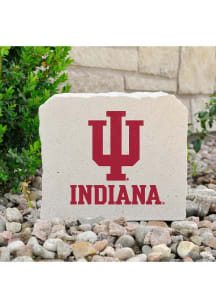 Indiana Hoosiers Logo Indiana 8x7 Rock - Grey