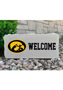 Iowa Hawkeyes Hawkeye Welcome 17x7 Rock - Grey