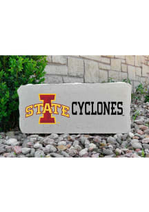 Iowa State Cyclones Logo Cyclones 17x7 Rock - Grey
