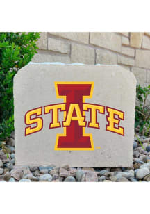 Iowa State Cyclones ISU Logo 11x9 Rock - Grey