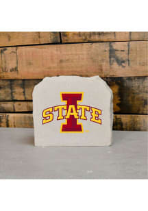 Iowa State Cyclones ISU Logo 6x5 Rock - Grey
