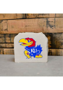 Kansas Jayhawks Jayhawk Blue 6x5 Rock - Blue