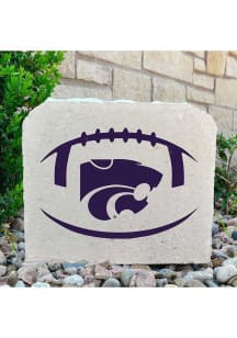 K-State Wildcats Inside Football 11x9 Rock - Grey