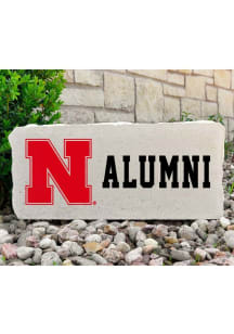 Nebraska Cornhuskers N Alumni 17x7 Rock - Grey