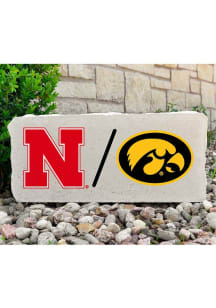 Nebraska Cornhuskers House Divided 17x7 Rock - Grey