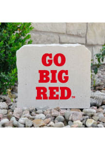 Nebraska Cornhuskers Big Red 8x7 Rock - Grey