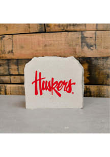 Nebraska Cornhuskers Huskers Script 6x5 Rock - Red