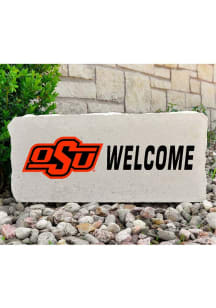 Oklahoma State Cowboys OSU Welcome 17x7 Rock - Grey