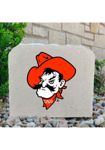 Oklahoma State Cowboys Pete Head 11x9 Rock - Grey