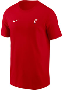 Nike Cincinnati Bearcats Red Small Logo Legend Short Sleeve T Shirt