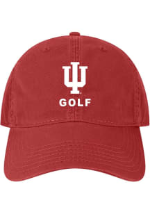 Indiana Hoosiers Golf Twill Adjustable Hat - Red