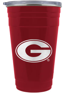 Georgia Bulldogs 22oz Tailgater Tumbler Stainless Steel Tumbler - Red
