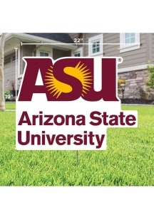 Arizona State Sun Devils Primary Yard Sign - Maroon