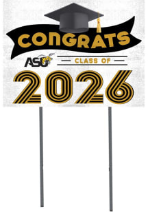 Alabama State Hornets KH Sports Fan Class of 2026 Yard Sign - Black