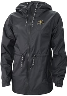 Columbia Colorado Buffaloes Womens Black Heat Seal Lily Park Light Weight Jacket