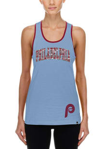New Era Philadelphia Phillies Womens Powder Blue Gameday Tank Top
