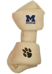 Michigan Wolverines Rawhide Dog Bone Pet Accessory