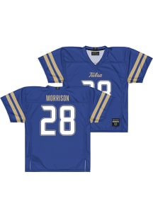 Sevion Morrison  Campus Ink Tulsa Golden Hurricane Blue NIL Football Jersey