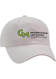 George Mason University Arched Law School Largo Adjustable Hat - White