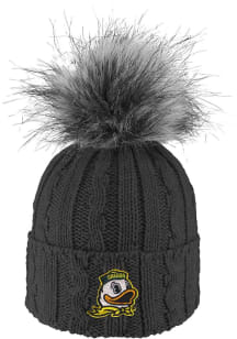 LogoFit Oregon Ducks Dark Grey Alps Womens Knit Hat