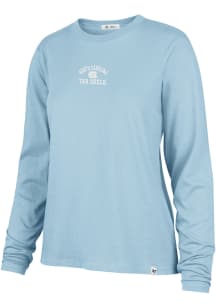 47 North Carolina Tar Heels Womens Light Blue Spirited Arch LS Tee
