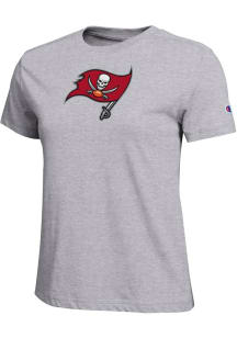 Champion Tampa Bay Buccaneers Womens Grey Core Short Sleeve T-Shirt